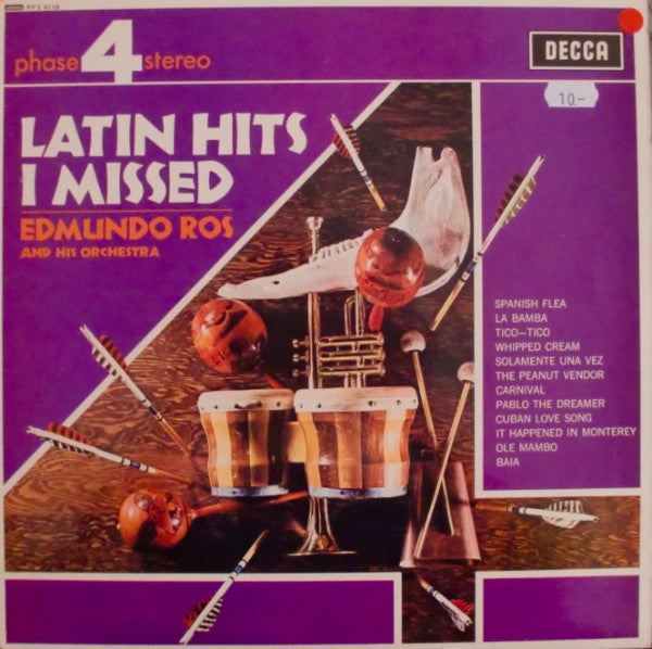 Edmundo Ros & His Orchestra : Latin Hits I Missed (LP, Album)