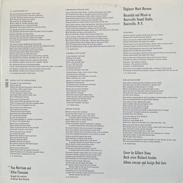 The Band : Cahoots (LP, Album, Los)