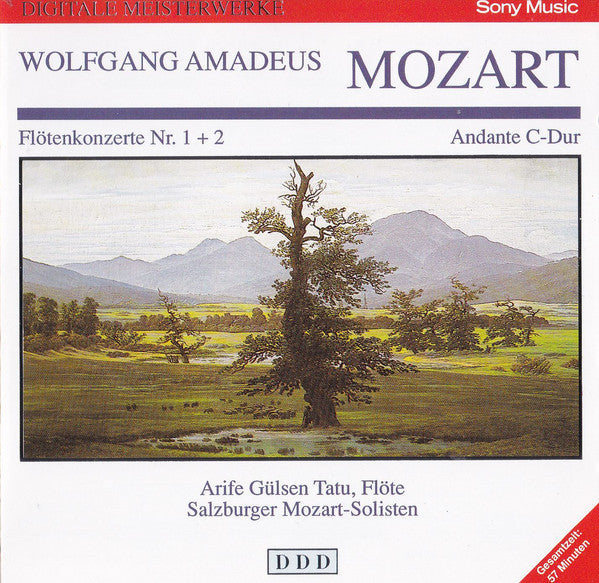 Wolfgang Amadeus Mozart - Arife Gülsen Tatu, Salzburg Mozart Soloists : Flötenkonzerte Nr. 1 + 2 • Andante C-Dur (CD)