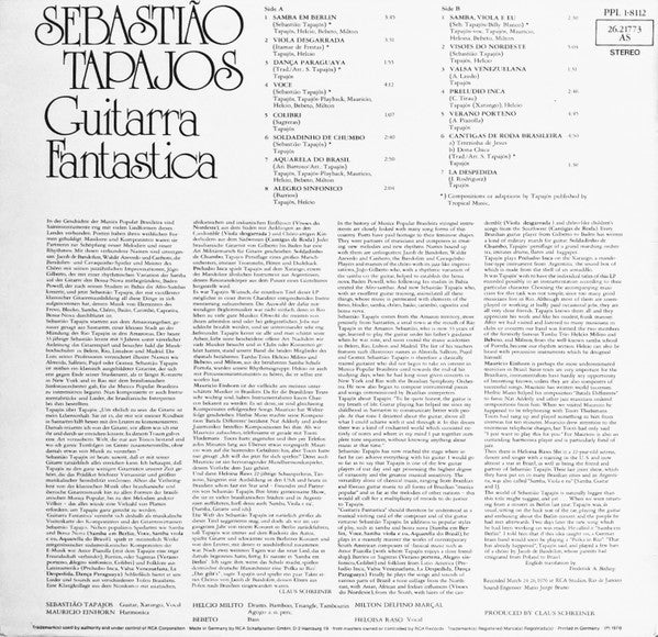 Sebastião Tapajós : Guitarra Fantastica (LP, Album)