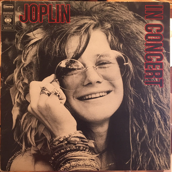 Janis Joplin : Joplin In Concert (2xLP, Album, RE, NO )