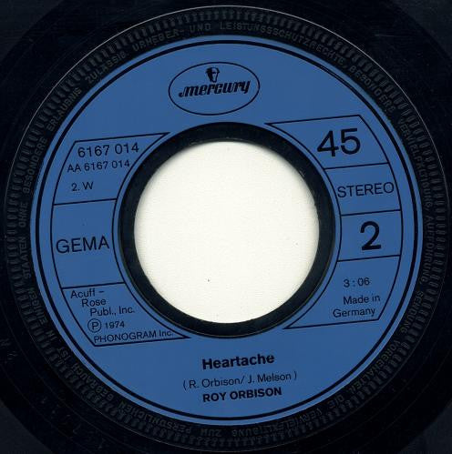 Roy Orbison : Sweet Mamma Blue (7", Single)