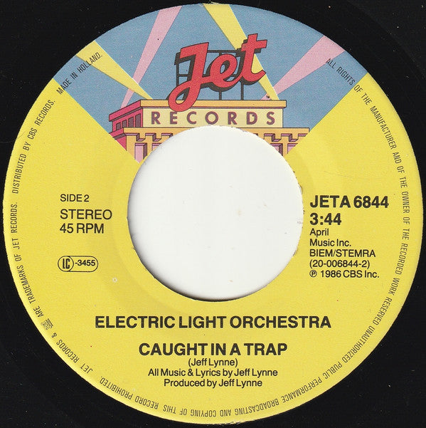 Electric Light Orchestra : Calling America (7", Single)