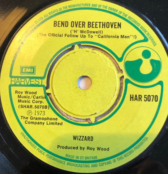 Wizzard (2) : See My Baby Jive (7", Single)