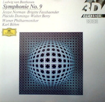 Ludwig van Beethoven, Jessye Norman, Brigitte Fassbaender, Placido Domingo, Walter Berry, Wiener Philharmoniker, Karl Böhm : Symphonie No. 9 (CD, Album, RE)