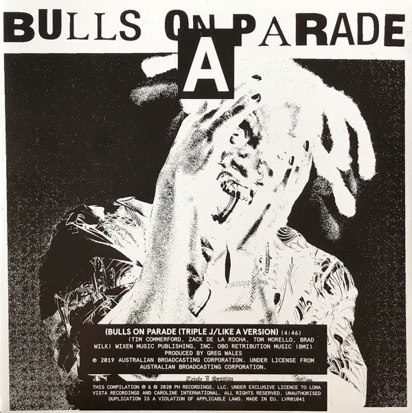 Denzel Curry : Bulls On Parade (Triple J Session) / I Against I (Spotify Session) (7", Single, Comp, Ltd)