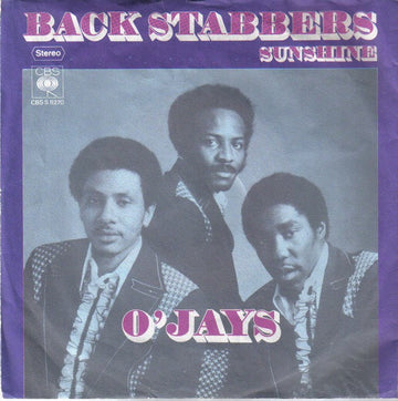 The O'Jays : Back Stabbers (7", Single)