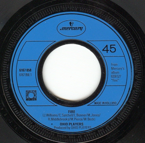 Ohio Players : Fire (7", Single)