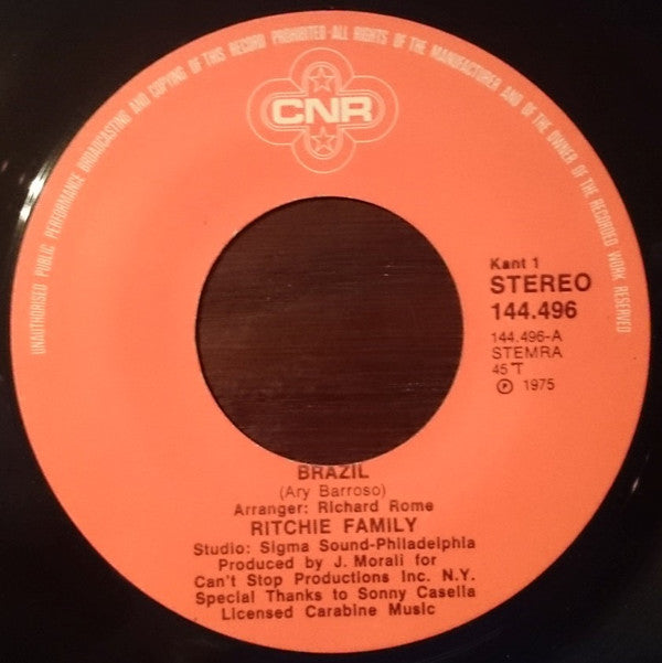 The Ritchie Family : Brazil (7", Single)