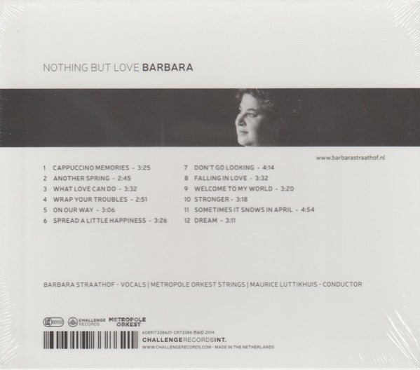 Barbara Straathof : Nothing But Love (CD, Album)