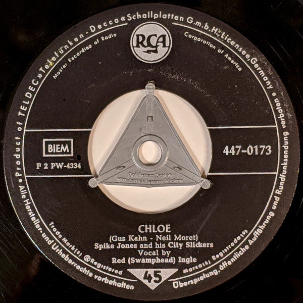 Spike Jones And His City Slickers : Cocktails For Two (7", Single, RE)