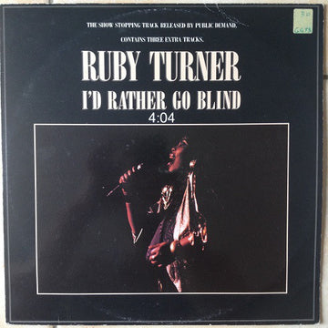 Ruby Turner : I'd Rather Go Blind (12")