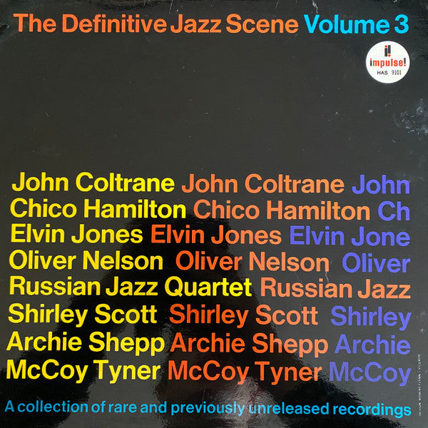 Various : The Definitive Jazz Scene Volume 3 (LP, Comp)