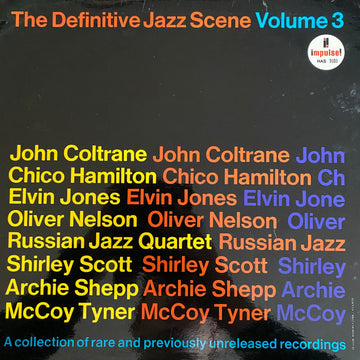 Various : The Definitive Jazz Scene Volume 3 (LP, Comp)