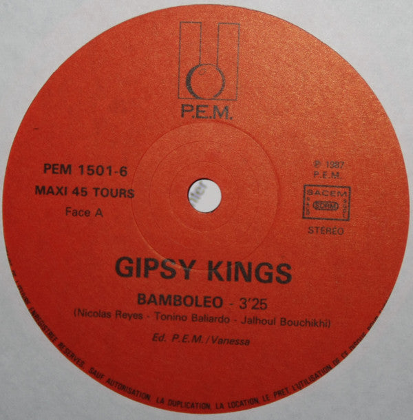 Gipsy Kings : Bamboléo / Djobi-Djoba - La Nouvelle Version (12", Maxi)