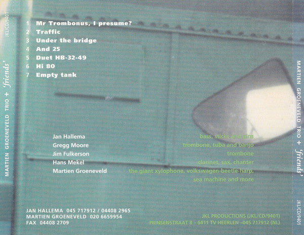 Martien Groeneveld Trio : Martien Groeneveld Trio + Friends (CD, Album)