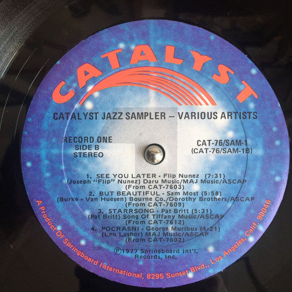 Various : Catalyst Jazz Sampler (2xLP, Comp)