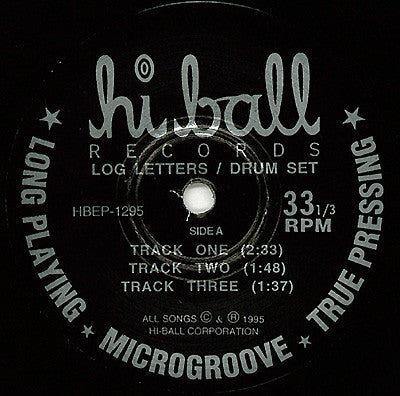 The Log Letters : Drum Set (7", EP, Ltd)
