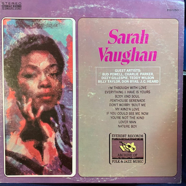 Sarah Vaughan : Sarah Vaughan (LP, Comp)