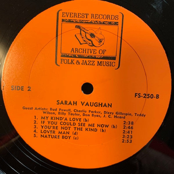 Sarah Vaughan : Sarah Vaughan (LP, Comp)