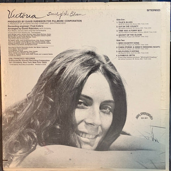 Victoria* : Secret Of The Bloom (LP, Album, Ter)