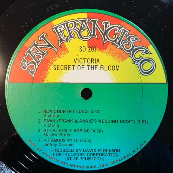 Victoria* : Secret Of The Bloom (LP, Album, Ter)