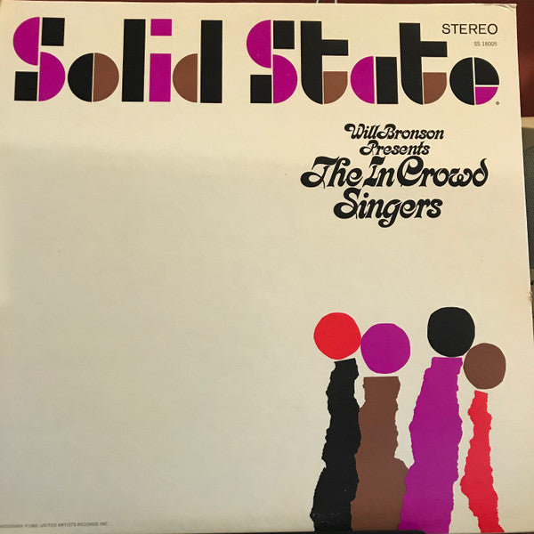 Will Bronson Presents The In Crowd Singers : Will Bronson Presents The In Crowd Singers (LP, Album, Gat)