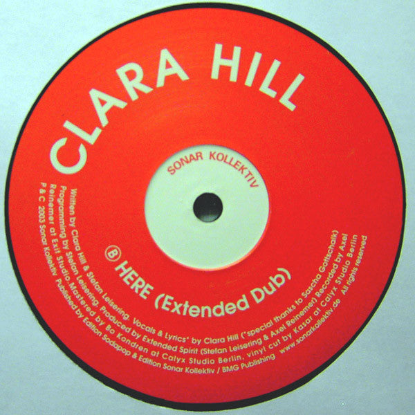 Clara Hill : Here (12", EP)