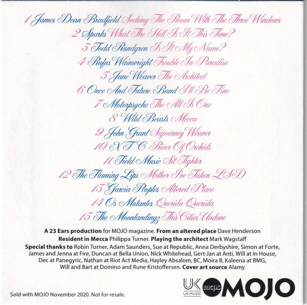 Various : Escape From Reality (15 Baroque 'N' Roll, Art Rock Fandangos) (CD, Comp)