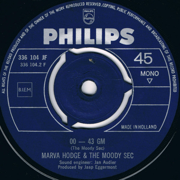Marva Hodge & The Moody Sec* : Let The Sun Shine In / 00-43-GM (7", Single, Mono)