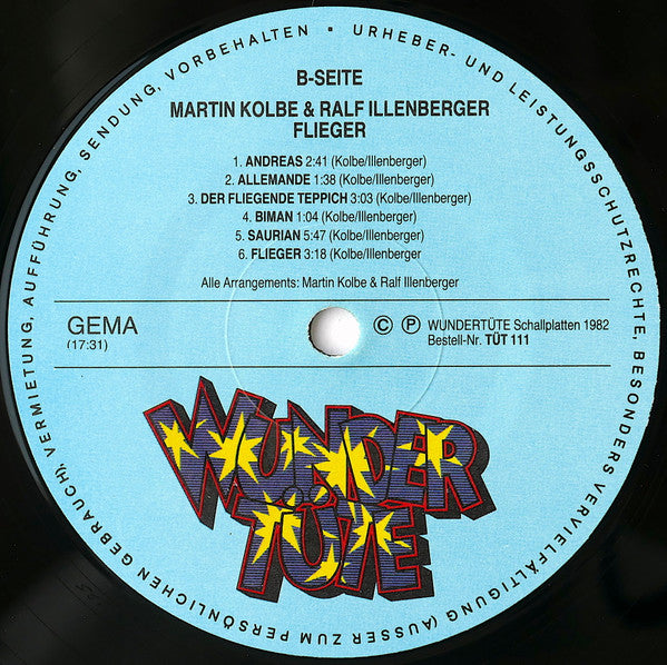 Martin Kolbe · Ralf Illenberger : Flieger (LP, Album)