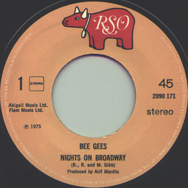 Bee Gees : Nights On Broadway (7", Single)