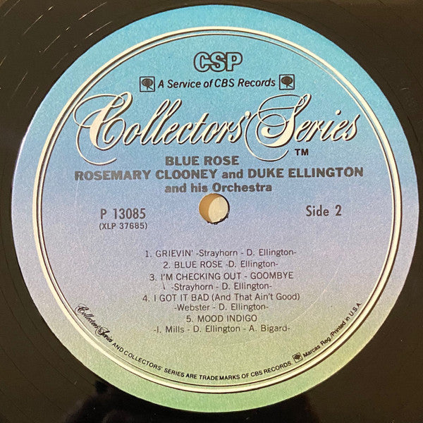 Rosemary Clooney And Duke Ellington And His Orchestra : Blue Rose (LP, Album, RE)