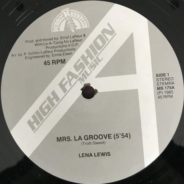 Lena Lewis : Mrs. La Groove / So Sweet (12")