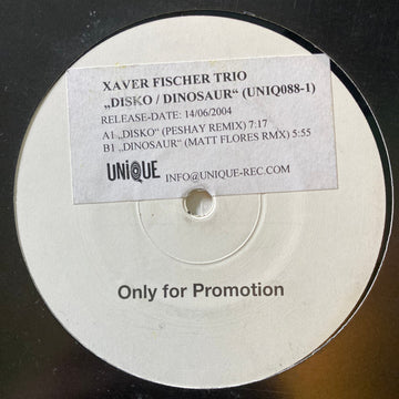 Xaver Fischer Trio : Disko / Dinosaur (Remixes) (12", Promo, Sti)