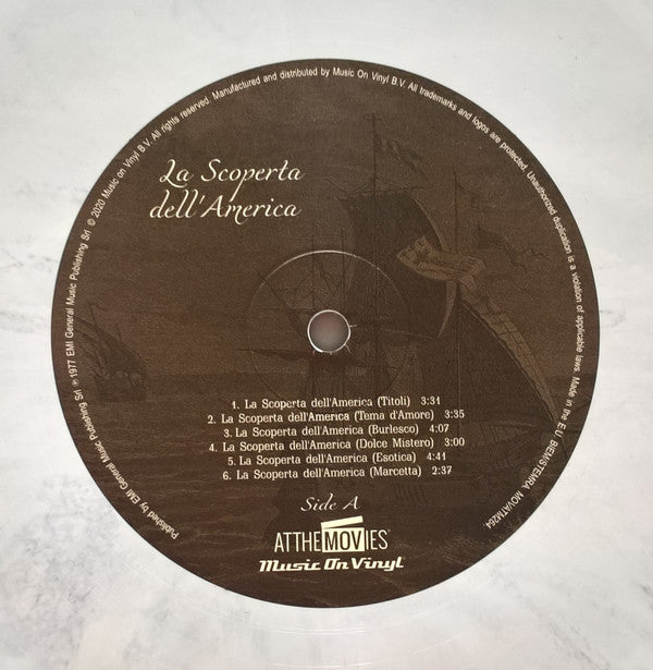 Ennio Morricone : La Scoperta Dell`America (Original Television Soundtrack) (LP, Ltd, Num, RE, Gre)