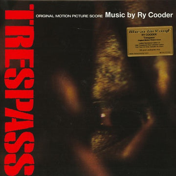 Ry Cooder : Trespass (Original Motion Picture Score)  (LP, Album, Ltd, Num, on )