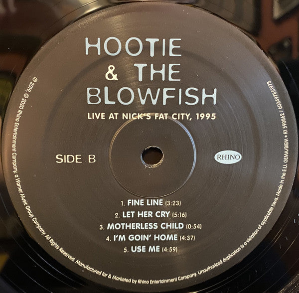 Hootie & The Blowfish : Live At Nick's Fat City, 1995 (2xLP, Album, RSD, Ltd, RM)