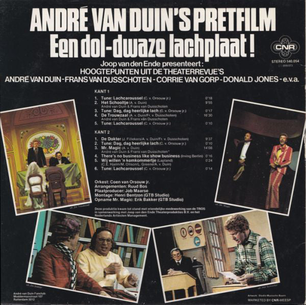 Joop van den Ende Presenteert: André van Duin : André van Duin's Pretfilm (Een Dol-Dwaze Lachplaat!) (LP, Album)