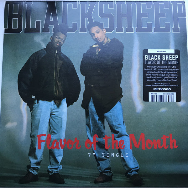 Black Sheep : Flavor Of The Month (7", Single, RE)