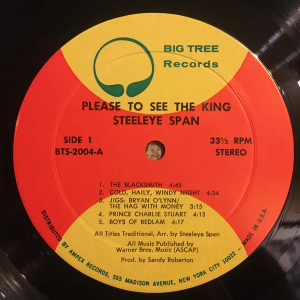 Steeleye Span : Please To See The King (LP, Album, Mon)