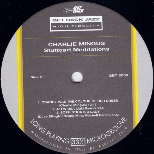 Charles Mingus : Stuttgart Meditations (3xLP)