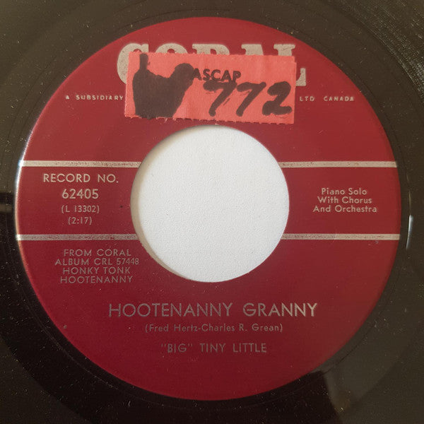 "Big" Tiny Little : Tom Cat / Hootenanny Granny (7", Single)