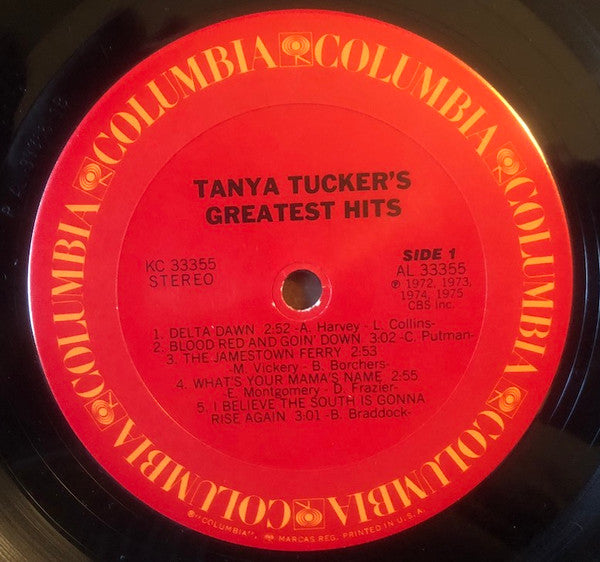 Tanya Tucker : Greatest Hits (LP, Comp, Pit)