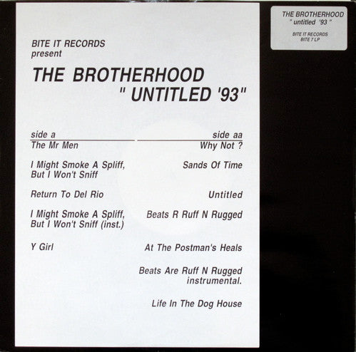 The Brotherhood : Untitled '93 (LP, W/Lbl)