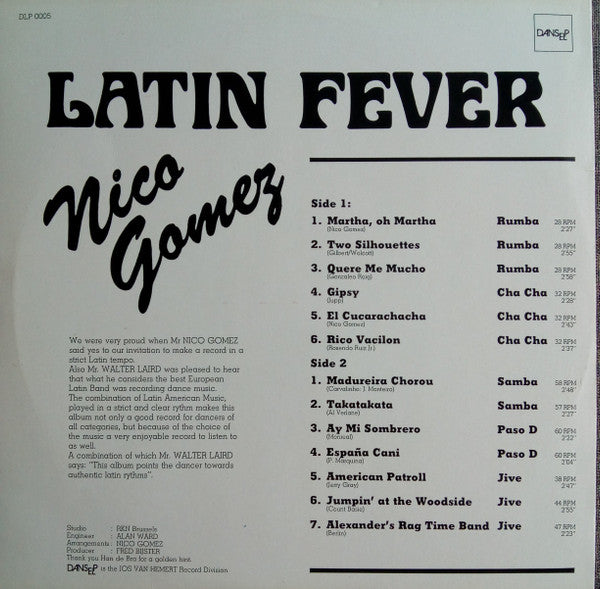 Nico Gomez : Latin Fever 2  (LP)