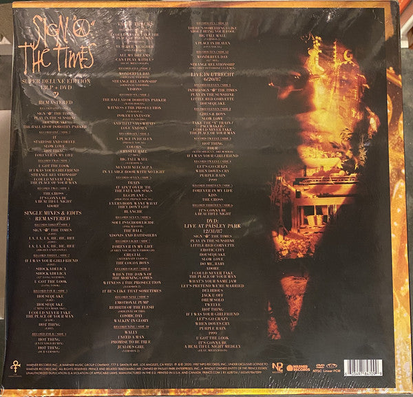 Prince : Sign "O" The Times (2xLP, Album, RE, RM, 180 + 2xLP, Comp, RM, 180 + 6)