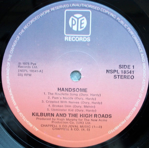 Kilburn & The High Roads : Handsome (LP, Album, RE)