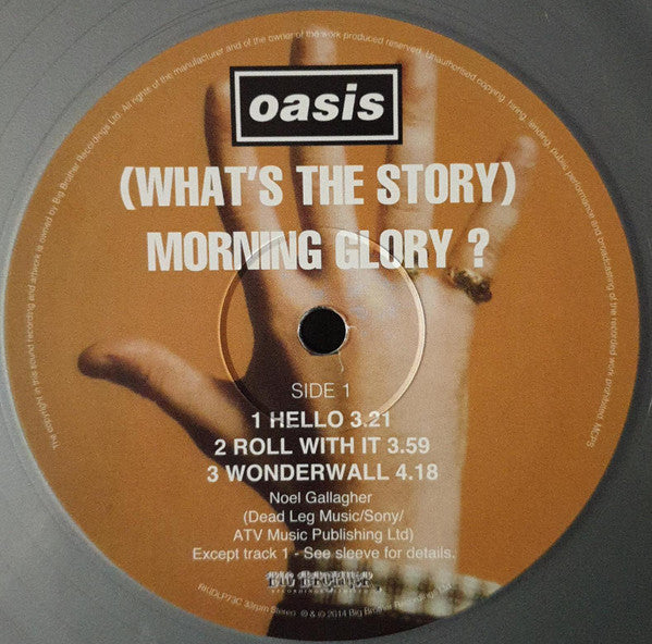 Oasis (2) : (What’s The Story) Morning Glory ? (2xLP, Album, Ltd, RE, RM, Sil)