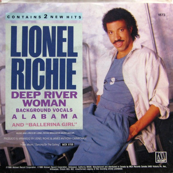 Lionel Richie : Deep River Woman / Ballerina Girl (7")